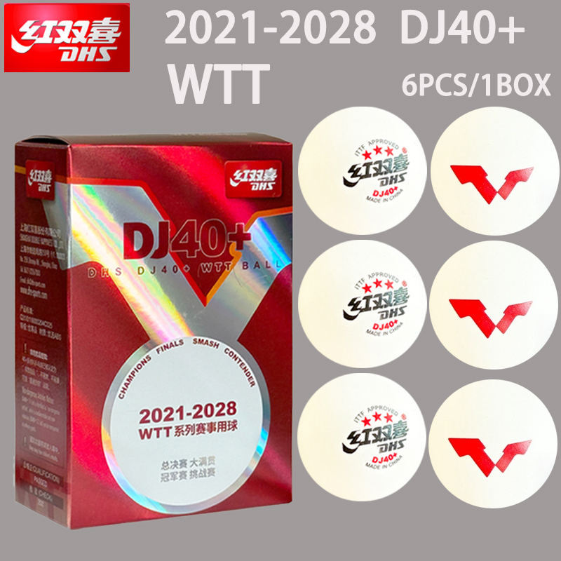Novo dhs dj40 + bolas de tênis - Table Tennis Olympics avaliação e preço